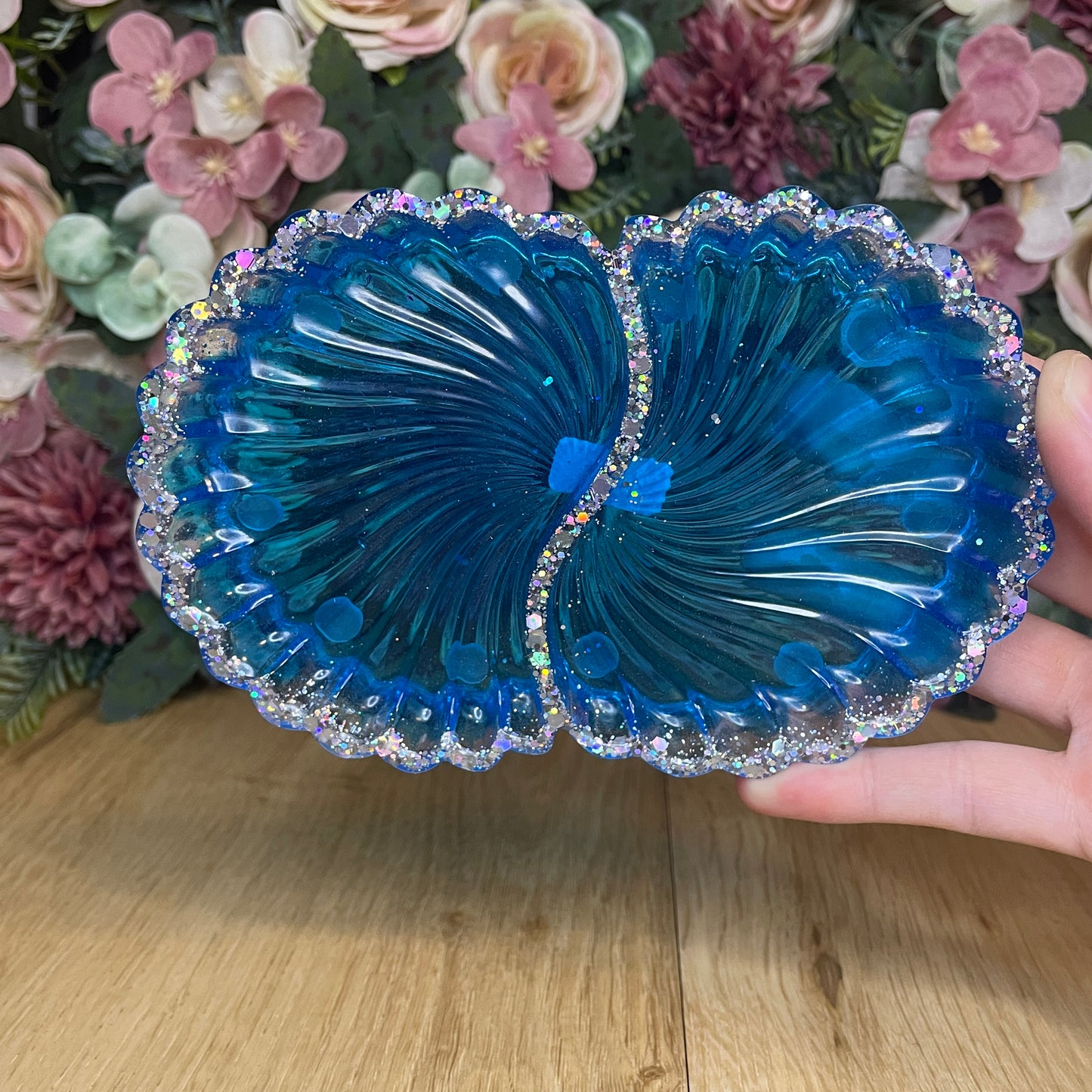 Muschel Tablett in verschiedenen Designs
