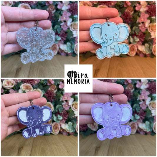 Schlüsselanhänger Elefant in verschiedenen Designs