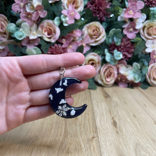 Schlüsselanhänger Mond 3D in verschiedenen Designs